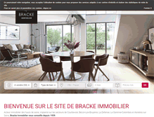 Tablet Screenshot of bracke-immobilier.com